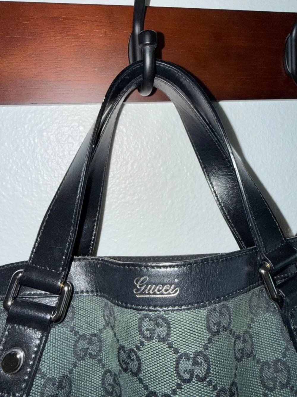 Gucci GG Canvas Abbey Convertible Hobo/Tote